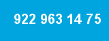 922 963 14 75 922 963 14 75